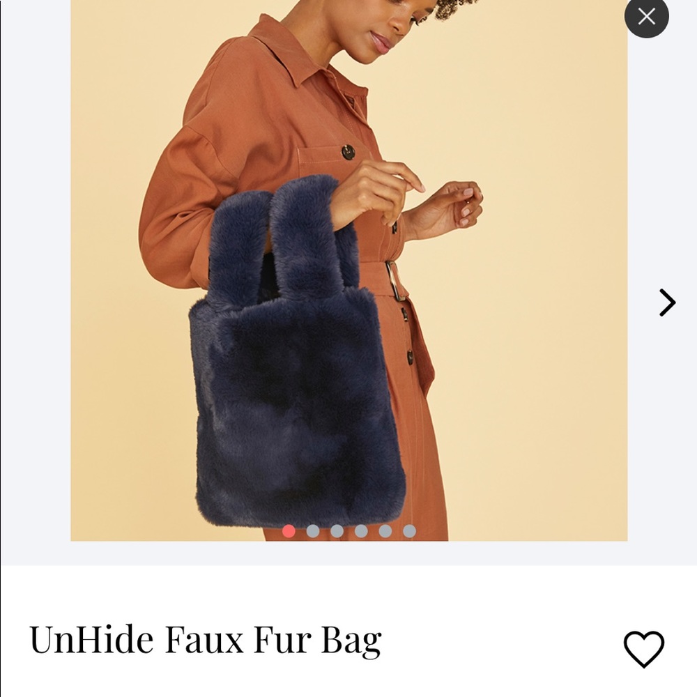 UnHide Faux Fur Bag BRAND NEW!